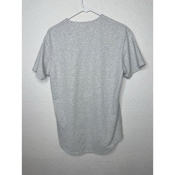 BYLT Premium Basics Short Sleeve T-Shirt Drop Cut Light Gray Size Medium Lux E - Picture 5 of 6